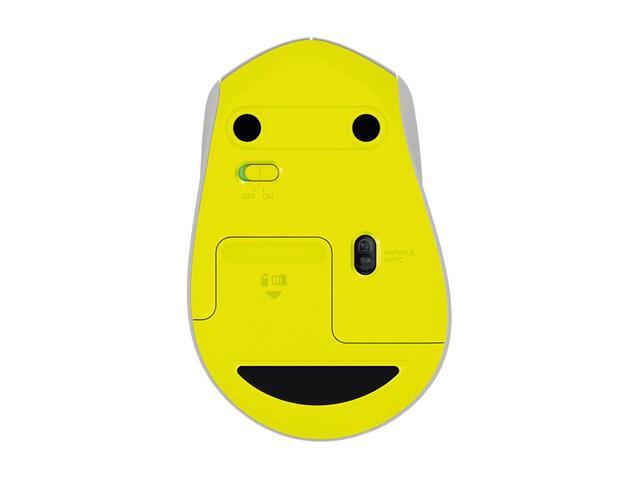 Logitech M330 Silent Wireless Mouse (Gray/Yellow) - image 5