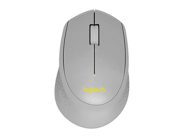 Logitech M330 Silent Wireless Mouse (Gray/Yellow) - image 2