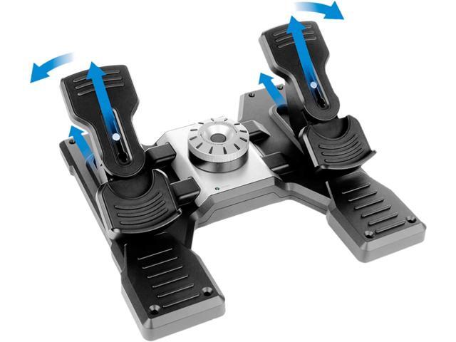 Logitech G Flight Professional Simulation Rudder Pedals With Toe Brake