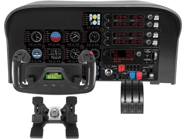 Logitech G Flight Professional Simulation Rudder Pedals With Toe Brake