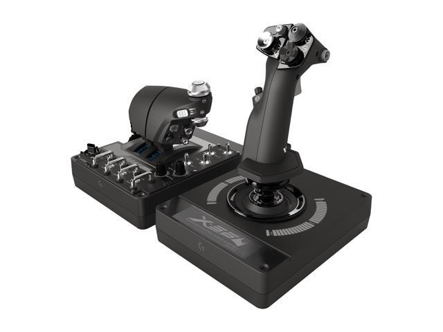 Logitech G X56 H. O.T. A.S Throttle and Joystick Flight Simulator Game Controller for PC - Black