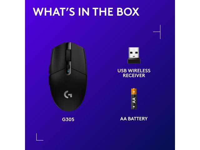 Logitech G G305 LIGHTSPEED Wireless Mouse (Black) - image 9