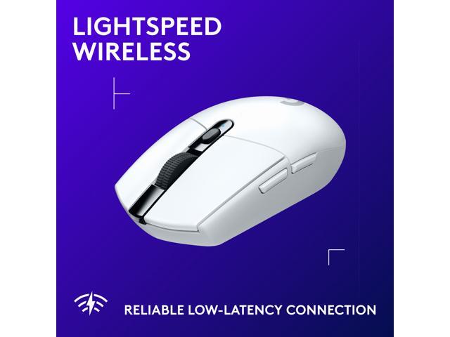 Logitech - G305 LIGHTSPEED Wireless Optical 6 Programmable Button Gaming Mouse with 12,000 DPI HERO Sensor - Wireless - White - image 3