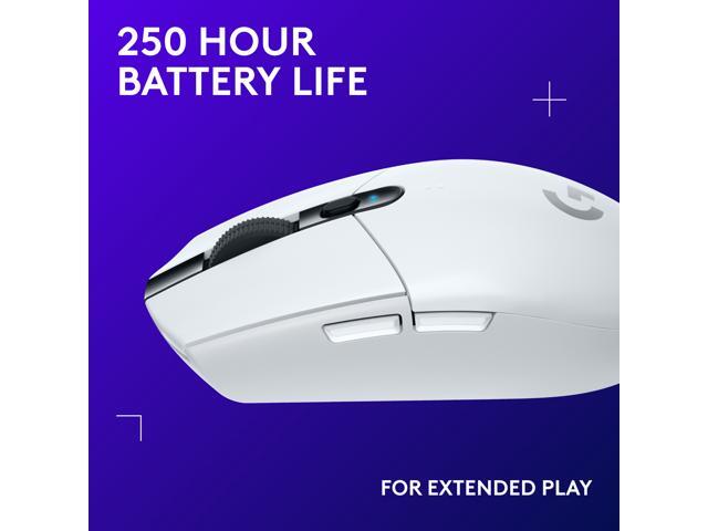Logitech - G305 LIGHTSPEED Wireless Optical 6 Programmable Button Gaming Mouse with 12,000 DPI HERO Sensor - Wireless - White - image 4