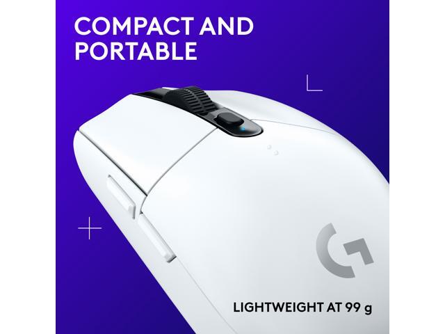 Logitech - G305 LIGHTSPEED Wireless Optical 6 Programmable Button Gaming Mouse with 12,000 DPI HERO Sensor - Wireless - White - image 7