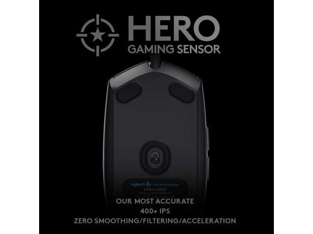 Logitech G PRO Hero Wired Gaming Mouse, 12000 DPI, RGB Lightning, Ultra Lightweight, 6 Programmable Buttons, On-Board Memory, Compatible with...