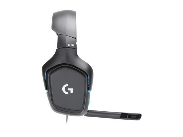 Logitech - G432 Wired Over-the-Ear Gaming Headset for Windows - Black/Blue - image 4