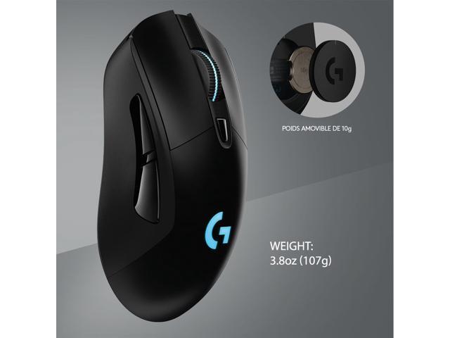 Logitech - G703 LIGHTSPEED Wireless Optical Gaming Mouse - Wireless - Black - image 4