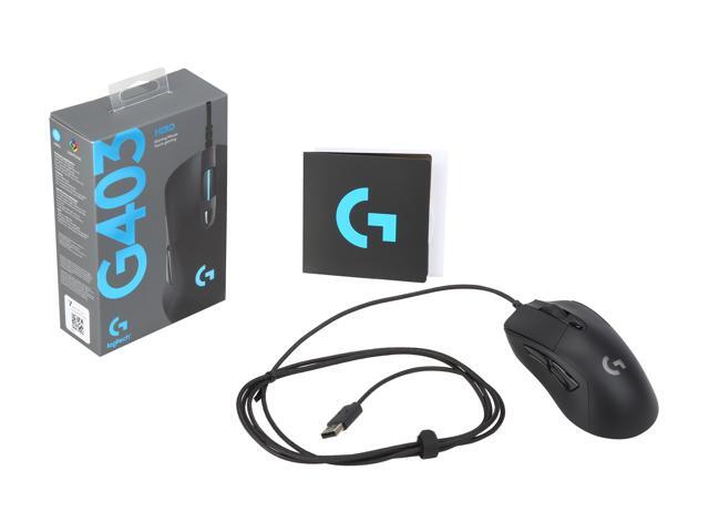 Logitech - G403 (Hero) Wired Optical Gaming Mouse - Wired - Black - image 6