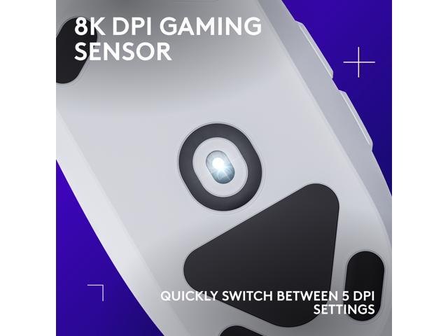 Logitech - G203 LIGHTSYNC Wired Optical Gaming Mouse with 8,000 DPI sensor - Wired - White - image 2