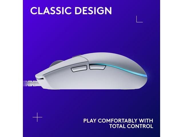 Logitech - G203 LIGHTSYNC Wired Optical Gaming Mouse with 8,000 DPI sensor - Wired - White - image 7