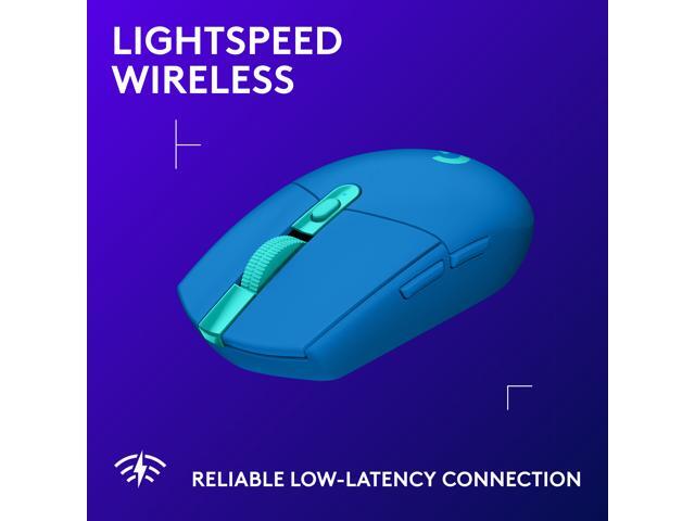 Logitech - G305 LIGHTSPEED Wireless Optical 6 Programmable Button Gaming Mouse with 12,000 DPI HERO Sensor - Wireless - Blue - image 3
