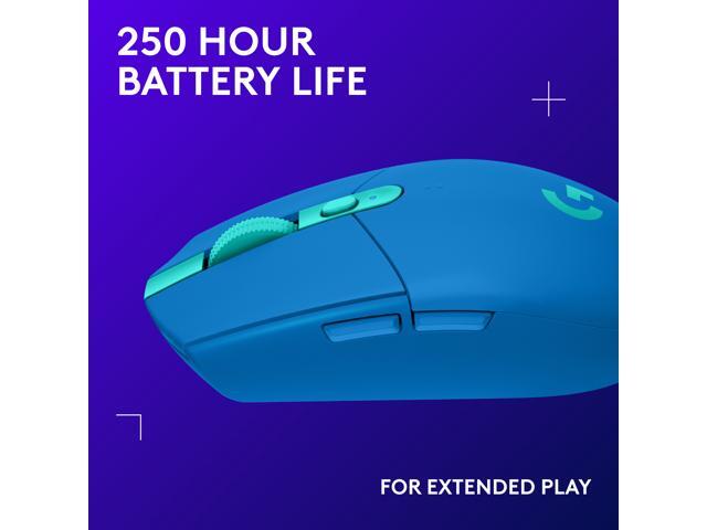 Logitech - G305 LIGHTSPEED Wireless Optical 6 Programmable Button Gaming Mouse with 12,000 DPI HERO Sensor - Wireless - Blue - image 4
