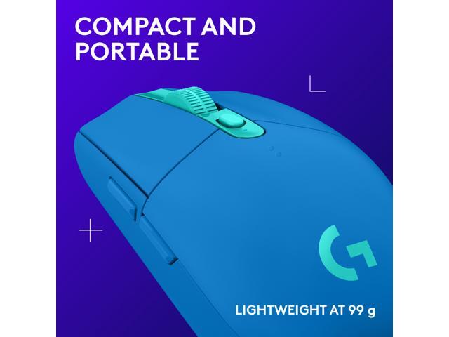 Logitech - G305 LIGHTSPEED Wireless Optical 6 Programmable Button Gaming Mouse with 12,000 DPI HERO Sensor - Wireless - Blue - image 7