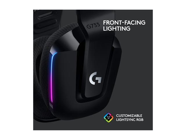 Logitech - G733 LIGHTSPEED Wireless Over-the-Ear Gaming Headset for PS4, Windows - Black - image 6