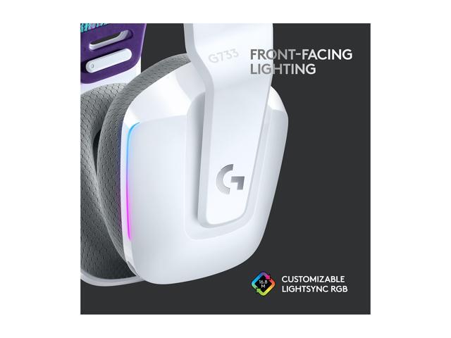 Logitech - G733 LIGHTSPEED Wireless Over-the-Ear Gaming Headset for PS4, Windows - White - image 6