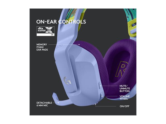 Logitech - G733 LIGHTSPEED Wireless Over-the-Ear Gaming Headset for PS4, Windows - Lilac - image 5