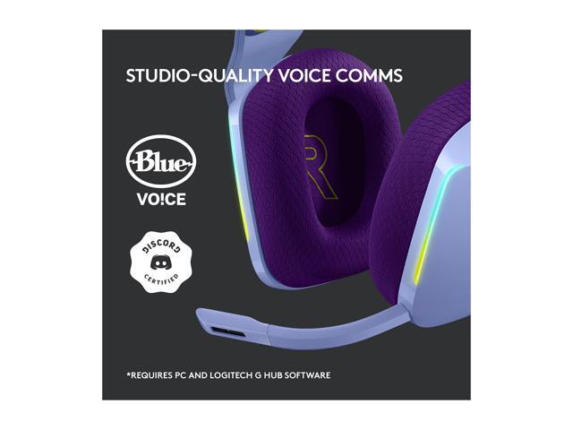 Logitech - G733 LIGHTSPEED Wireless Over-the-Ear Gaming Headset for PS4, Windows - Lilac - image 9