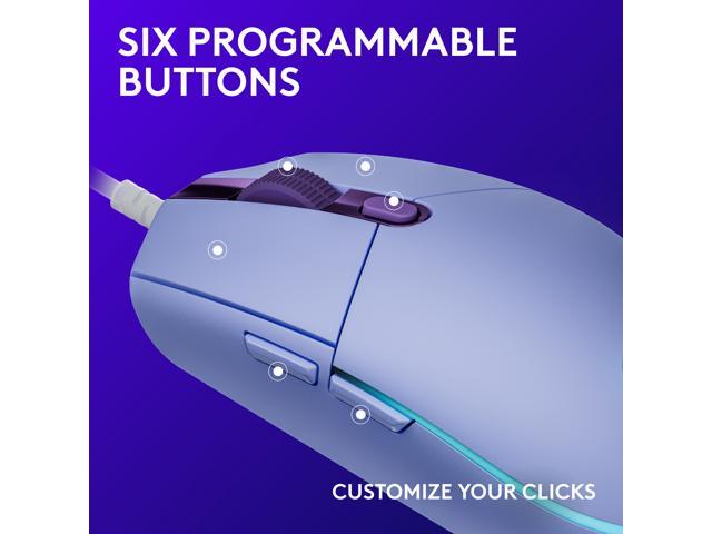 Logitech G G203 Lightsync Mouse Lilac - image 3
