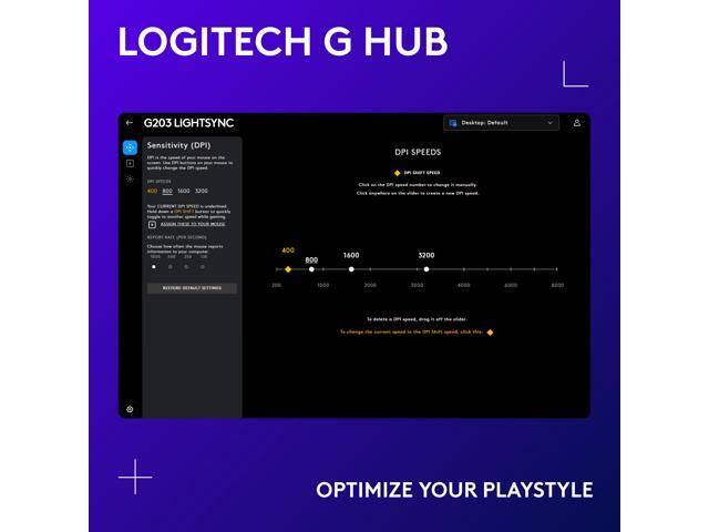 Logitech G G203 Lightsync Mouse Lilac - image 5