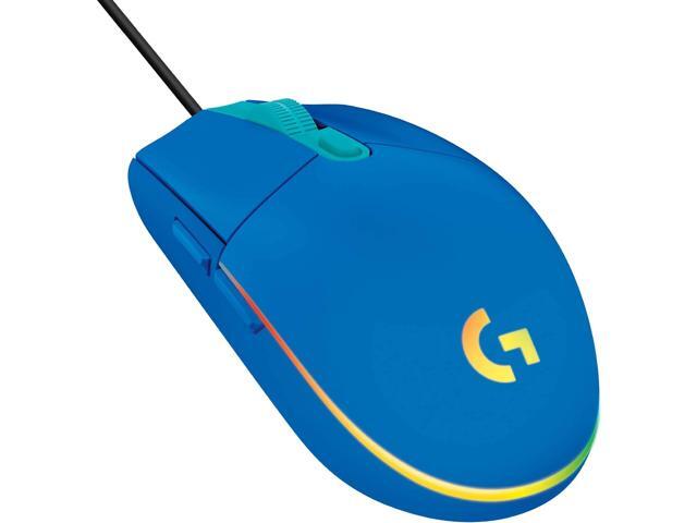 Logitech - G203 LIGHTSYNC Wired Optical Gaming Mouse with 8,000 DPI sensor - Wired - Blue - image 2