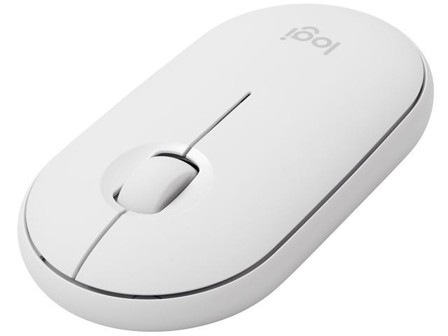 Logitech Pebble Wireless Mouse M350 910-005770 White Dual (RF / Bluetooth Wireless) High Precision Optical Tracking Mouse