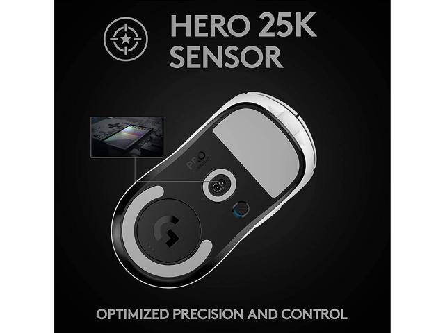 Logitech G PRO X SUPERLIGHT Wireless Gaming Mouse, Ultra-Lightweight, HERO 25K Sensor, 25,600 DPI, 5 Programmable Buttons, Long Battery Life,...