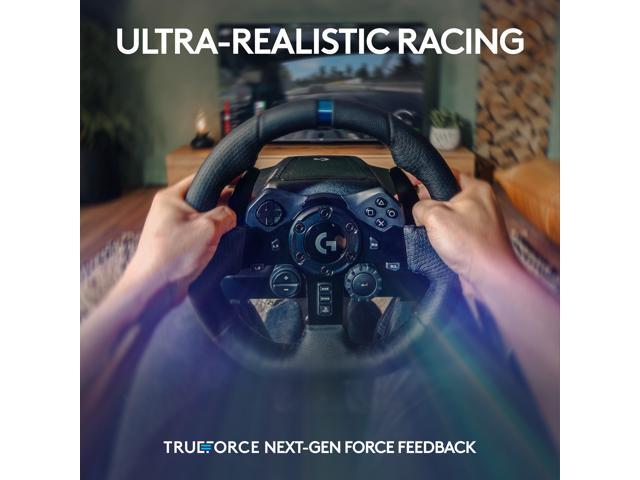 Logitech - G923 Racing Wheel and Pedals for PS5, PS4 and Windows - Black - image 3