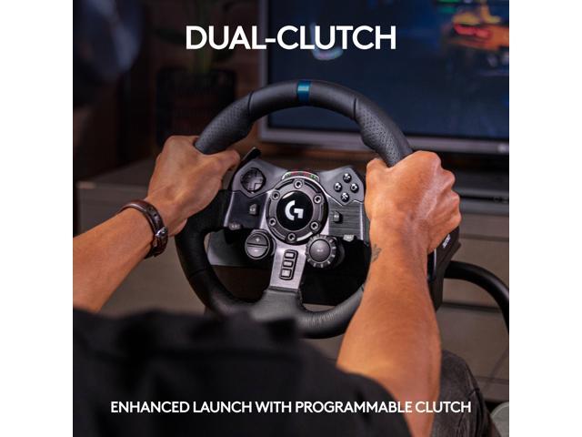 Logitech - G923 Racing Wheel and Pedals for PS5, PS4 and Windows - Black - image 6