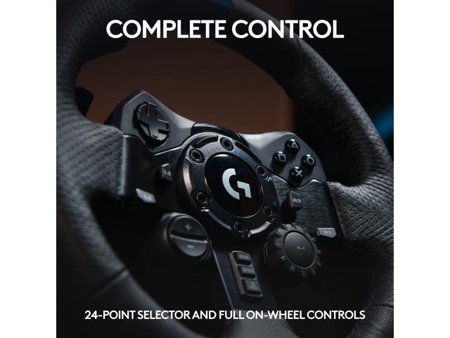 Logitech - G923 Racing Wheel and Pedals for PS5, PS4 and Windows - Black - image 5