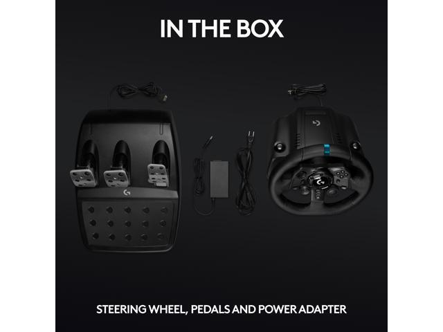 Logitech - G923 Racing Wheel and Pedals for PS5, PS4 and Windows - Black - image 10