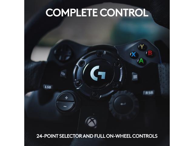 Logitech - G923 Racing Wheel and Pedals for Xbox Series X|S, Xbox One and PC - Black - image 6