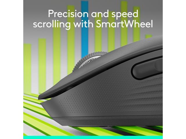 Logitech - Signature M650 Wireless Optical Mouse with Silent Clicks - Wireless - Graphite - image 2