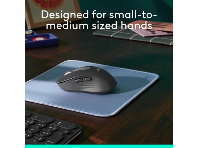 Logitech - Signature M650 Wireless Optical Mouse with Silent Clicks - Wireless - Graphite - image 3