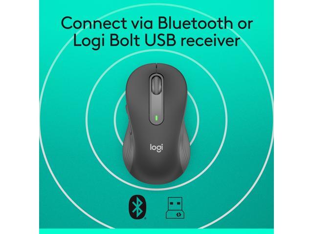 Logitech - Signature M650 Wireless Optical Mouse with Silent Clicks - Wireless - Graphite - image 6