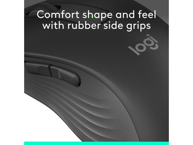 Logitech - Signature M650 L Full-size Wireless Optical Scroll Mouse with Silent Clicks - Wireless - Graphite - image 8