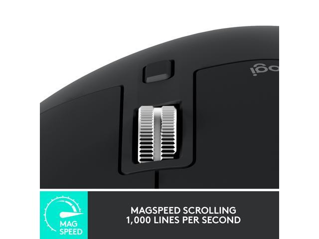 Logitech MX Master 3S - Wireless Performance Mouse with Ultra-fast Scrolling, Ergo, 8K DPI, Track on Glass, Quiet Clicks, USB-C, Bluetooth,...