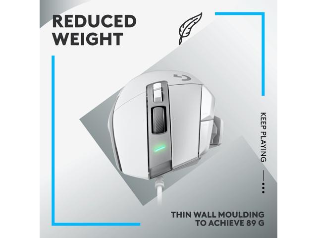 Logitech - G502 X Wired USB Optical Gaming Mouse with HERO 25K Sensor - Wired - White - image 6