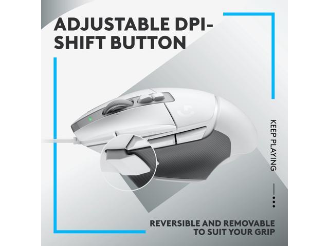 Logitech - G502 X Wired USB Optical Gaming Mouse with HERO 25K Sensor - Wired - White - image 7