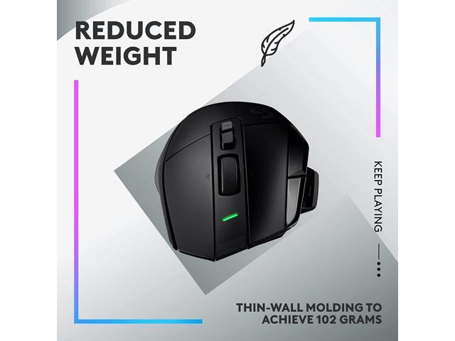 Logitech - G502 X LIGHTSPEED Wireless Optical Gaming Mouse with HERO 25K Sensor - Wireless - Black - image 5