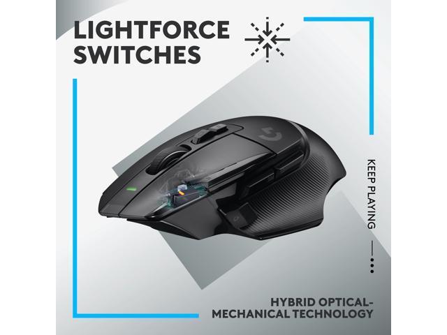 Logitech - G502 X LIGHTSPEED Wireless Optical Gaming Mouse with HERO 25K Sensor - Wireless - Black - image 2