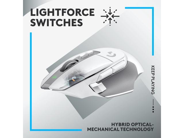 Logitech - G502 X LIGHTSPEED Wireless Optical Gaming Mouse with HERO 25K Sensor - Wireless - White - image 2