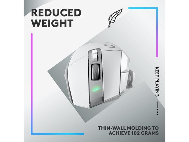 Logitech - G502 X LIGHTSPEED Wireless Optical Gaming Mouse with HERO 25K Sensor - Wireless - White - image 6