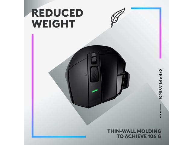 Logitech - G502 X PLUS LIGHTSPEED Wireless Optical Gaming Mouse with HERO 25K Sensor - Wireless - Black - image 8