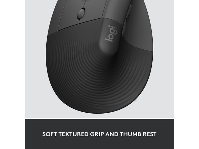 Logitech - Lift for Business Vertical Ergonomic Left Handed Wireless Mouse - Wireless - Graphite - image 3