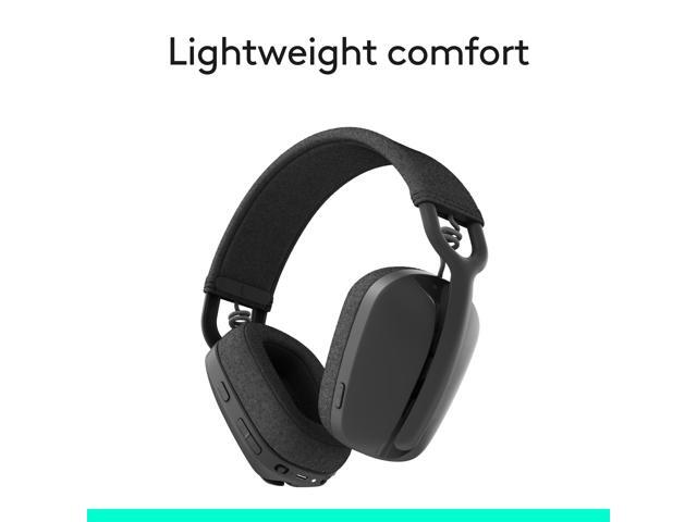 Logitech - Zone Vibe 100 Wireless Bluetooth Over-the-Ear Headphones with Noise-Cancelling Microphone - Graphite - image 7