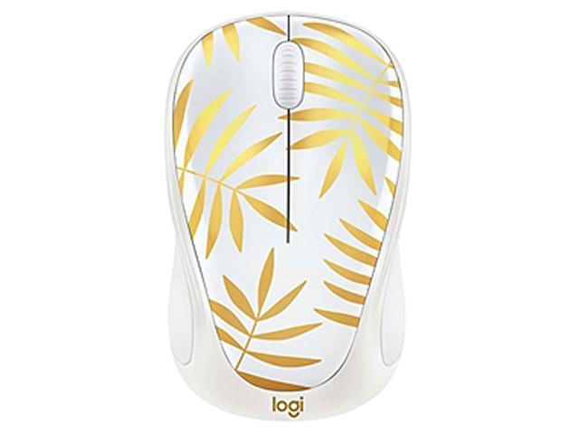 Logitech Design Collection Limited Edition Wireless Mouse 910-006614 Bamboo Dream USB Unifying Wireless Connectivity Optical Mouse