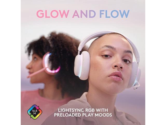 Logitech - G735 Aurora Collection Wireless Over-the-Ear Gaming Headset for Windows, Mobile - White Mist - image 5