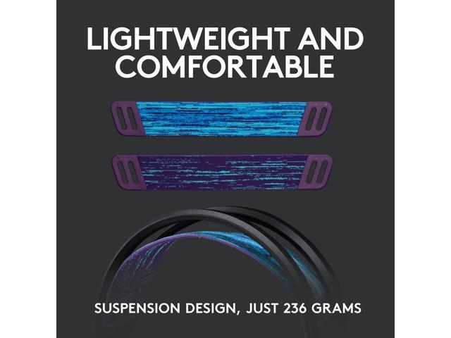 Logitech - G535 LIGHTSPEED Wireless Over-the-Ear Gaming Headset for Windows, PS5, PS4 - Black - image 4