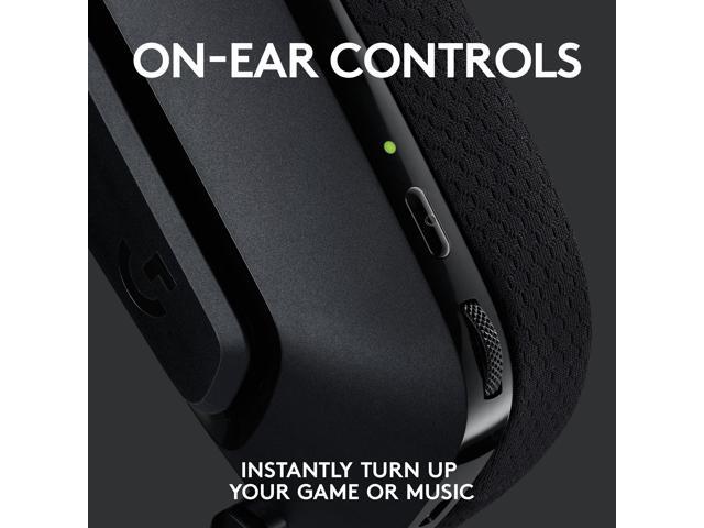 Logitech - G535 LIGHTSPEED Wireless Over-the-Ear Gaming Headset for Windows, PS5, PS4 - Black - image 8